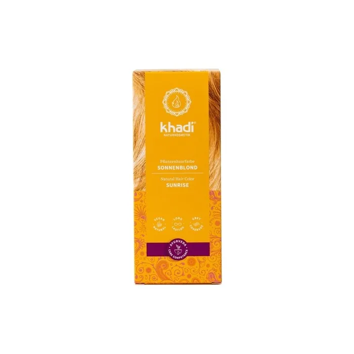 Khadi Sunrise Natural Hair Color for Warm Copper-Golden Shine