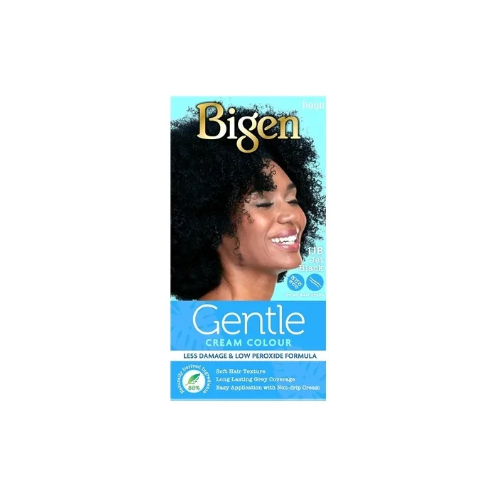 Bigen Gentle Cream Colour No Ammonia Less Damage 88 Natural Ingredients 1jb Deep Black