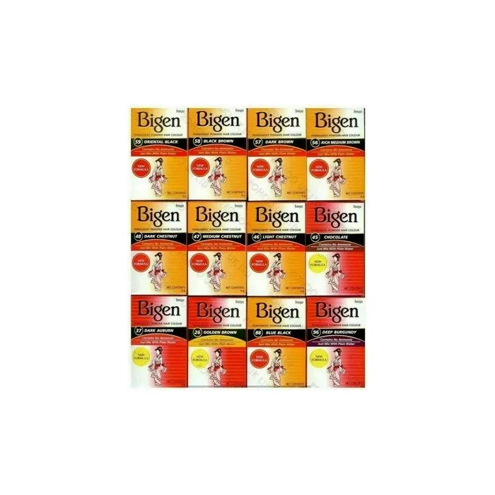 Bigen Permanent Powder Hair Colour - Ammonia-Free