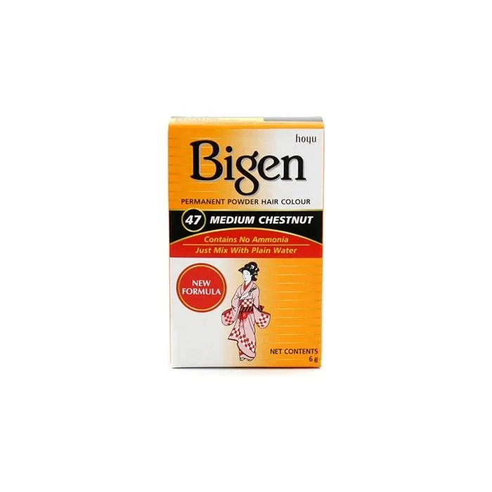Bigen Permanent Powder Hair Colour Medium Chestnut