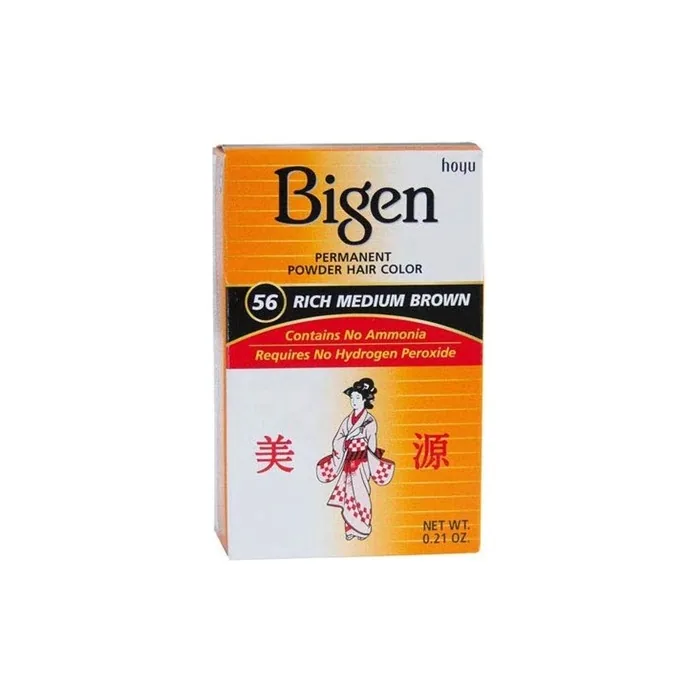 Bigen Hair Color Powder #56 Rich Medium Brown 0.14 Ounce