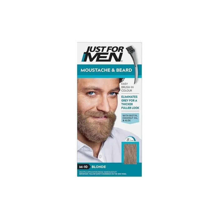 Just For Men Moustache & Beard Blonde Dye with Applicator Brush