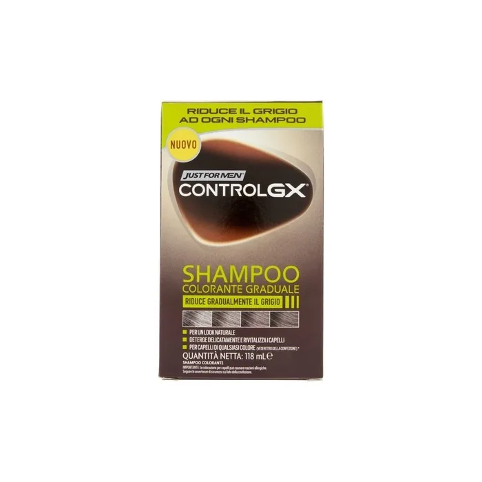 Just For Men Control GX Gradual Color Shampoo 118ml - Black