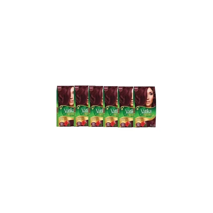 Dabur Vatika Henna Hair Color with Beautiful Overtone Conditioner 18 Sachets X 10g