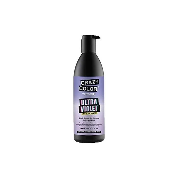Crazy Color by Renbow Ultra Violet Anti Yellow Shampoo 1000ml