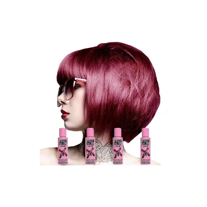 Crazy Colour Coral Red Hair Dye 100ml