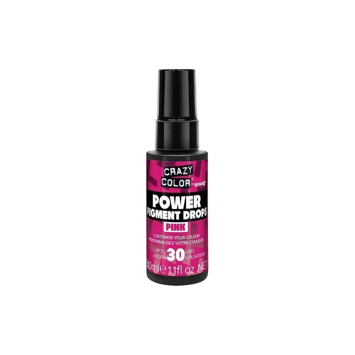 Crazy Color Pink Power Pigments Ultra Concentrated Custom Toner & Semi-Permanent Dye 30ml