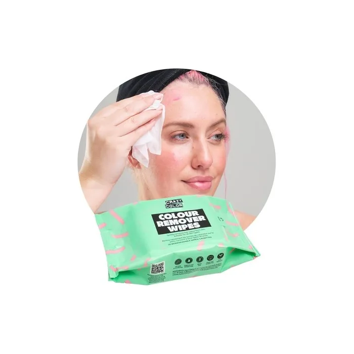 Crazy Color Hair Dye Remover Wipes