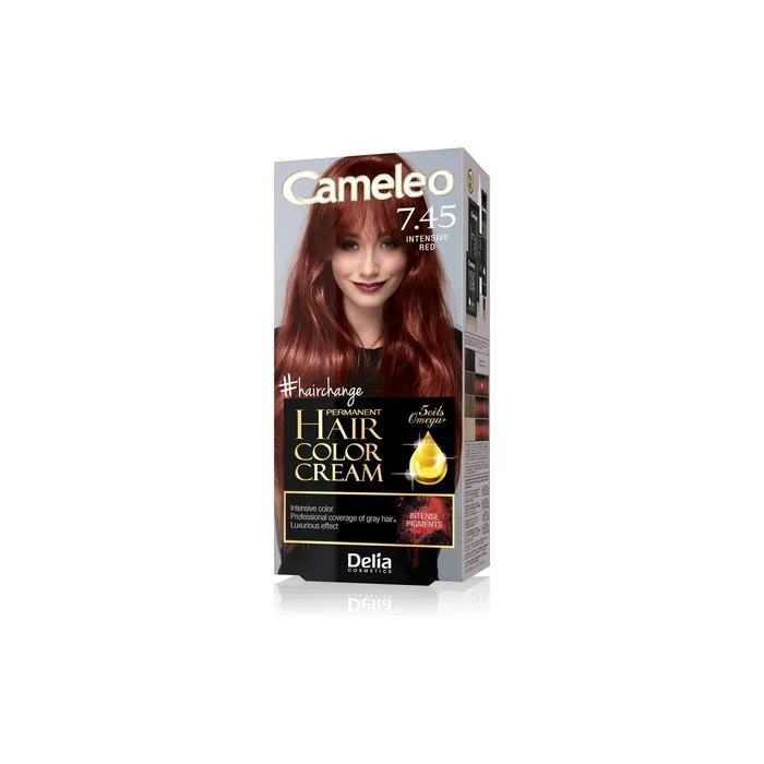 Cameleo Permanent Hair Colour Cream Intensive Red 7.45