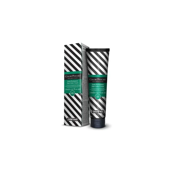 Osmo Color Psycho Semi-Permanent Hair Color Cream 125ml 5.07 fl oz Wild Green