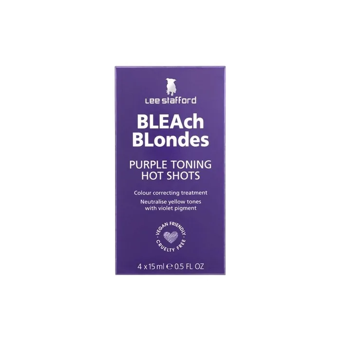 LEE STAFFORD Bleach Blondes Purple Toning Hot Shots Balm 4 x 15ml