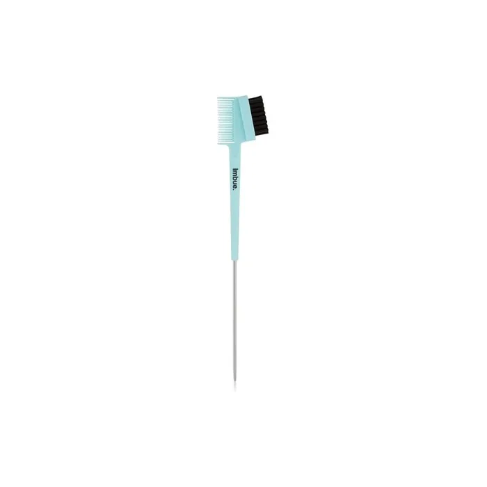 Imbue 3-in-1 Edge Brush Hair Edge Control Comb Detanglers for Curly Hair Green