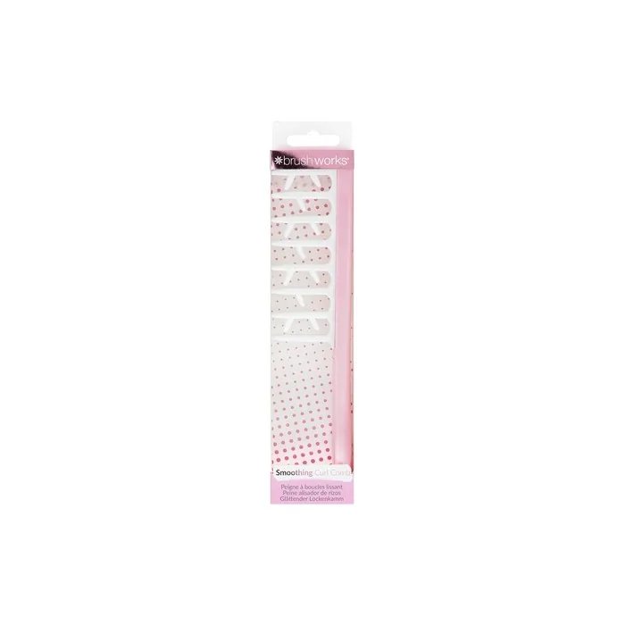 Brushworks Smoothing Curl Comb Pink