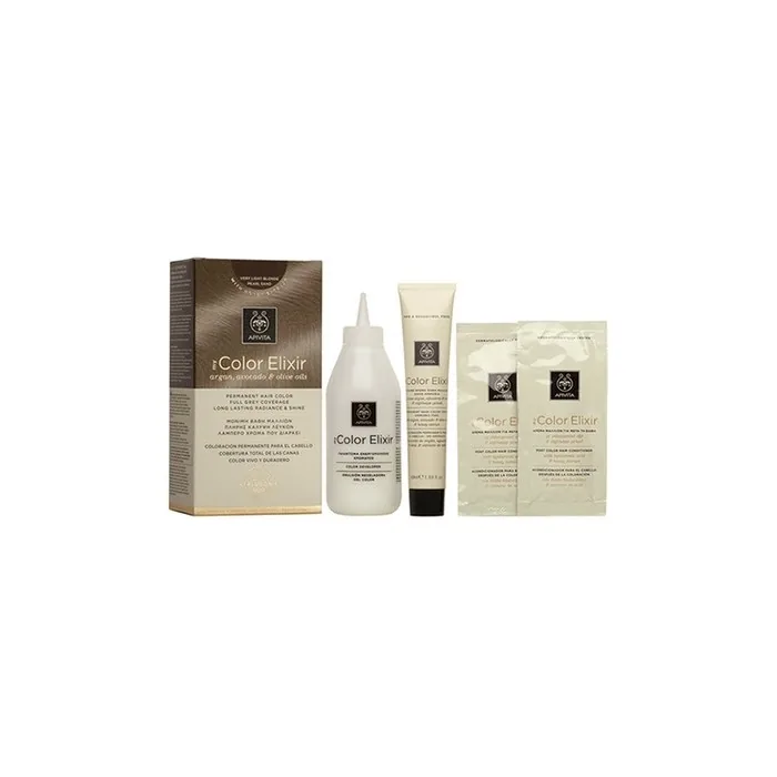 Apivita My Color Elixir Permanent Hair Color Long Lasting Radiance And Shine
