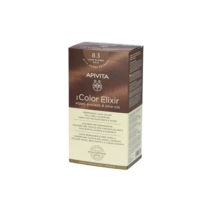 Apivita My Color Elixir 83 Light Golden Blonde Hair Color