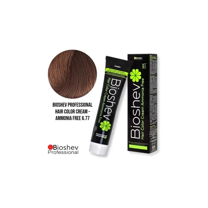 Bioshev Professional Hair Color Cream Ammonia Free 100ml - Dark Chocolate Blond