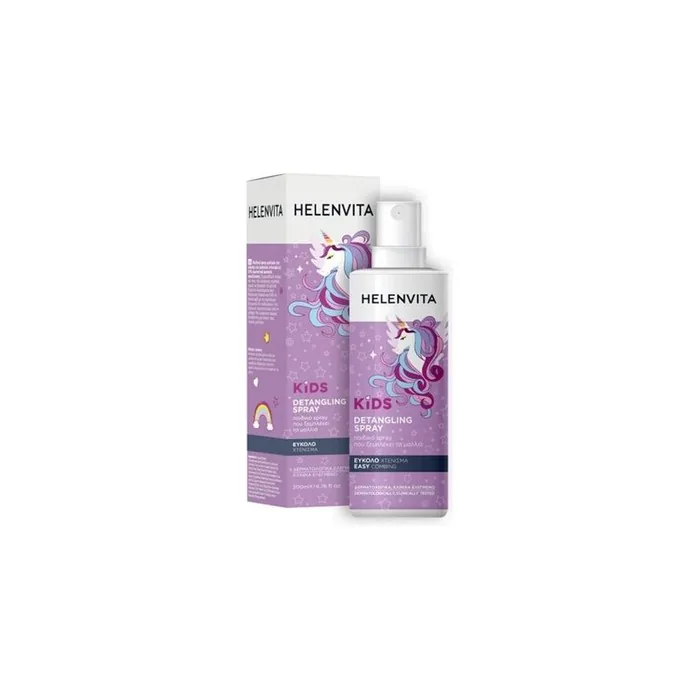 Helenvita Kids Unicorn Detangling Spray - 200ml For Easy And Quick Hair Combing