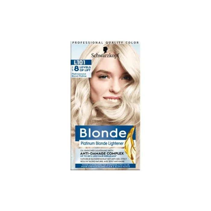Schwarzkopf Blonde Intensive Silver Blonde L101 Hair Color