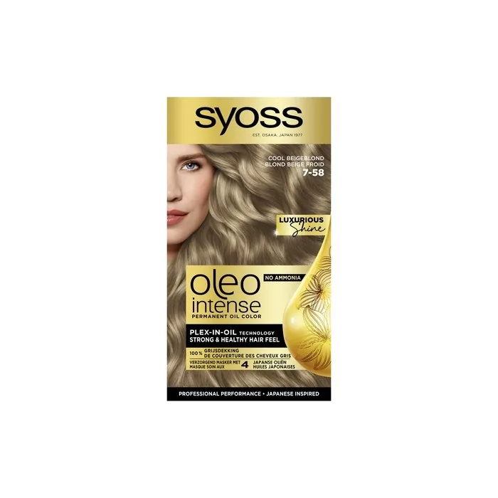 Syoss Syoss Color Oleo Intense 758 Cool Beige Blonde