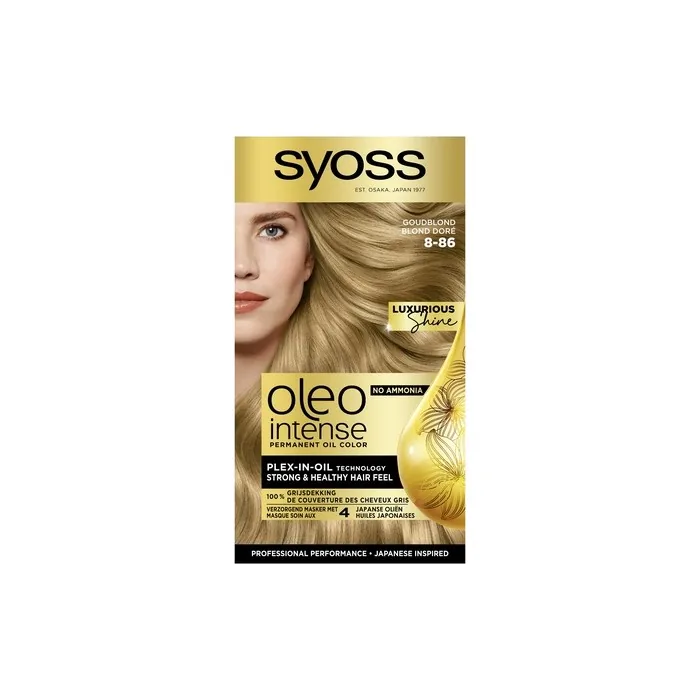 Syoss Color Oleo Intense 886 Gold Dark Blonde Hair Color
