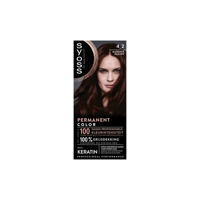 Syoss Hair Color - Mahogany 4-2