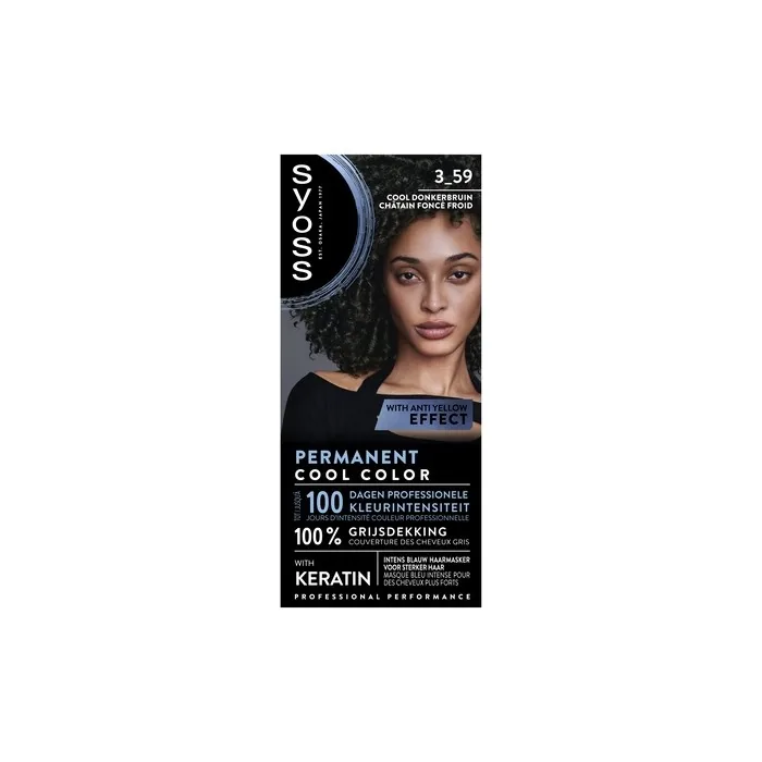 Syoss Hair Color 3-59 Cool Dark Brown