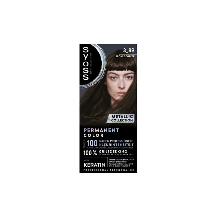 Syoss Hair Color 3-89 Bronze Coffee