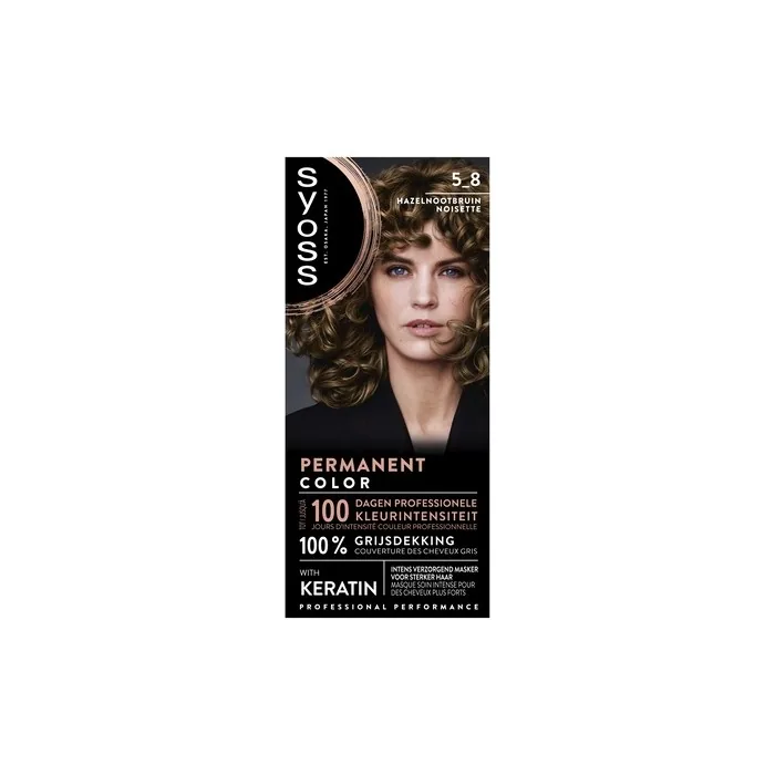 Syoss Hair Color In Hazelnut Brown 5-8
