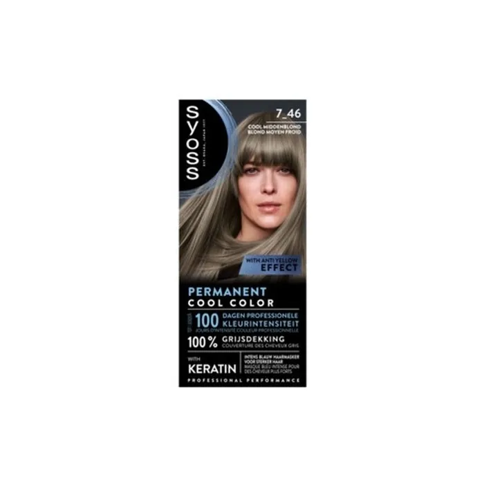 Syoss Hair Color 7-46 Cool Mid Blonde