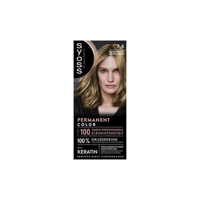 Syoss Colors 7-6 Medium Blonde Hair Color