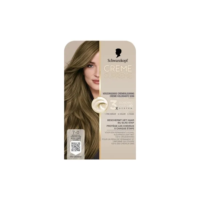 Schwarzkopf Creme Supreme 7-0 Hair Color