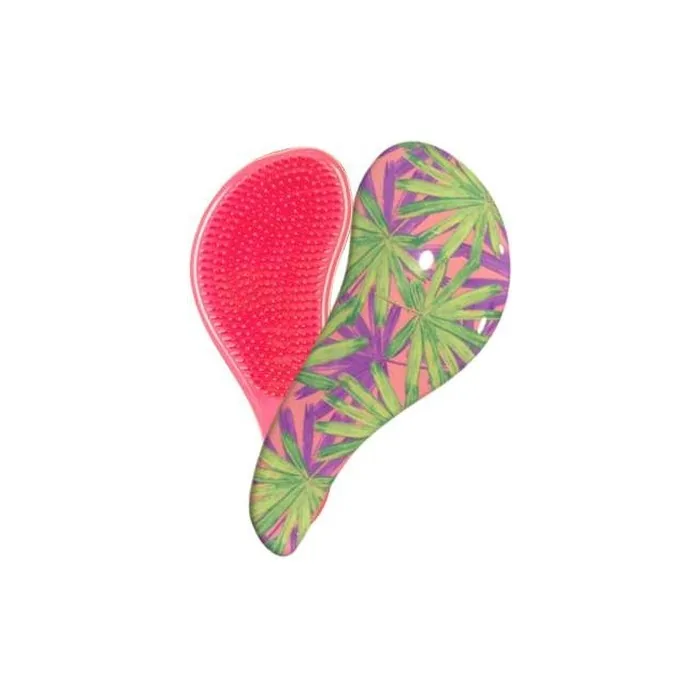 Sibel Mili Melo Detangling Brush Neon Coral Edition