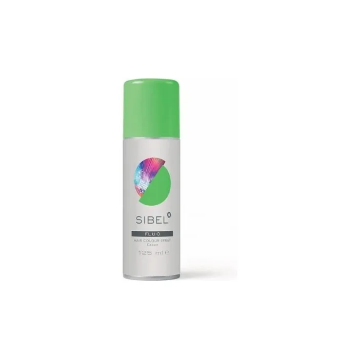 Sibel Fluorescent Hair Color Spray Green 125g