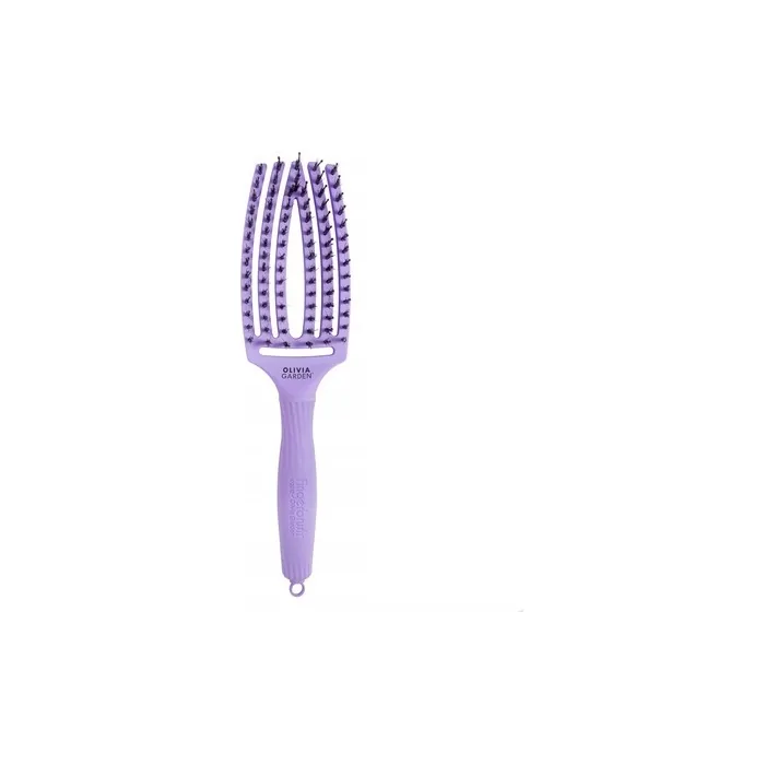 Olivia Garden Finger Brush Hair Brush Combo Lavender Medium