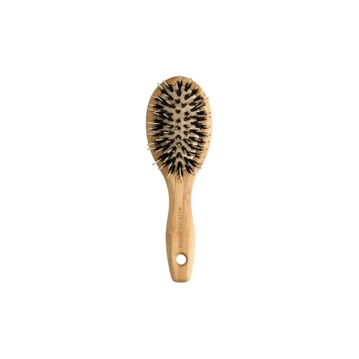 Olivia Garden Bamboo Touch Detangle Combo Brush With Wild Boar Bristles Size S