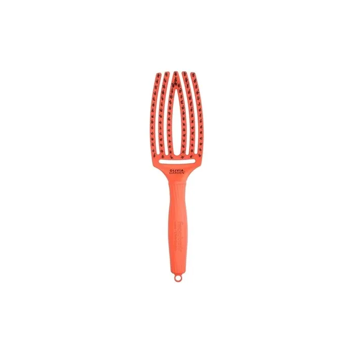 Olivia Garden Finger Brush On The Road Again Hair Brush Yellow Sunshine