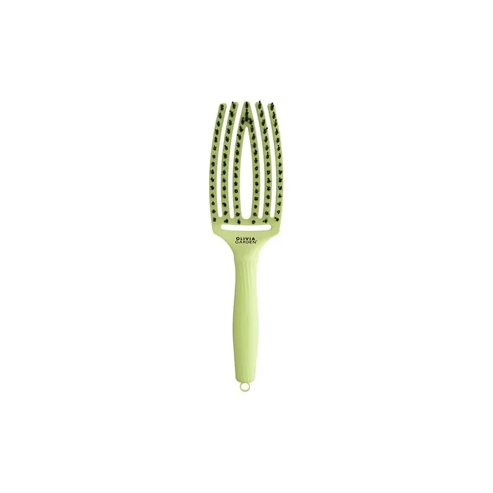 Olivia Garden Finger Brush Dolce Vita Hair Brush Green Pistachio