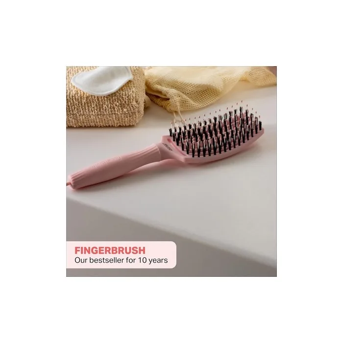 Olivia Garden Fingerbrush Care Iconic Detangling Hairbrush with Boar and Nylon