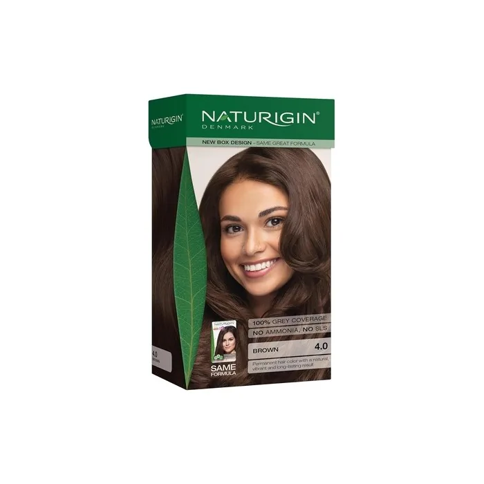 Naturigin Brown Hair Dye 40 Permanent Hair Color with Natural Ingredients