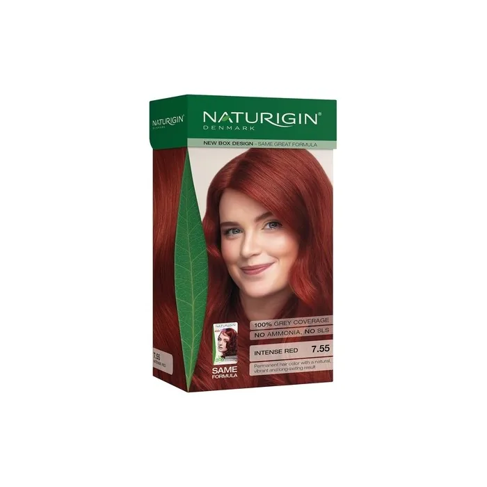 Naturigin Intense Red Hair Dye 755 Permanent Hair Color with Natural Ingredients