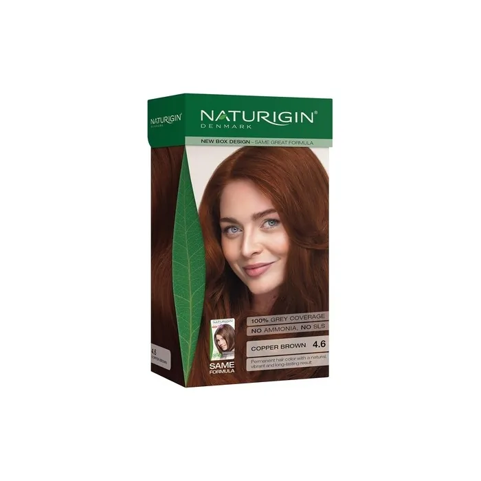 Naturigin Copper Brown Hair Dye 46 Permanent Hair Colour