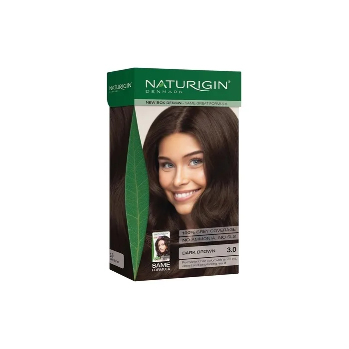 Naturigin Dark Brown Permanent Hair Dye 30 with Natural Ingredients