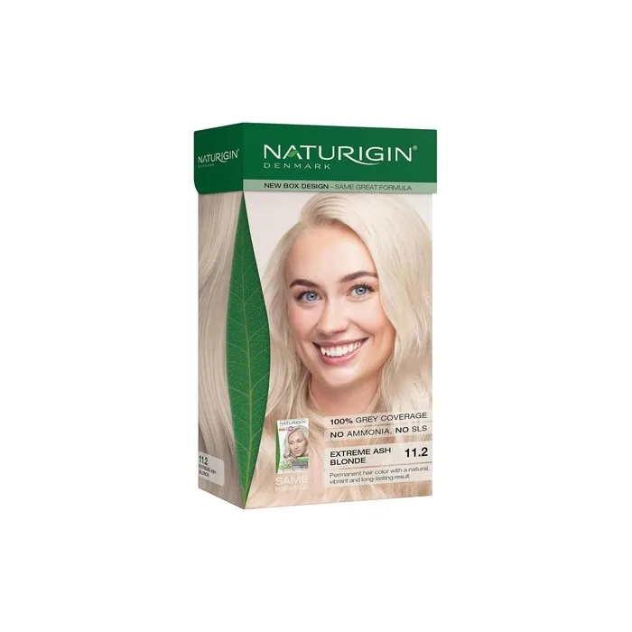 Naturigin Extreme Ash Blonde Hair Dye 112 Permanent Hair Color with Natural Ingredients