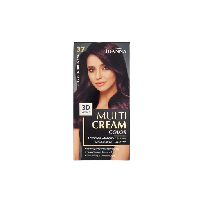 Joanna Multi Cream Color Hair Dye 37 Juicy Eggplant