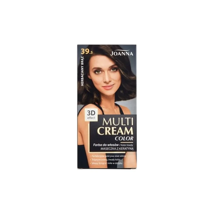 Joanna Multi Cream Color Hair Dye 39.5 Herbal Brown