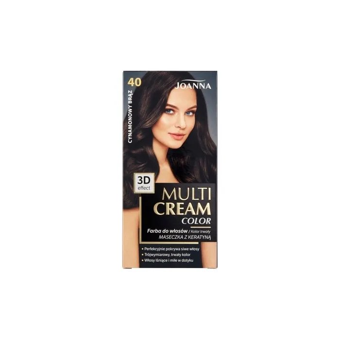 Joanna Multi Cream Color Hair Dye 40 Cinnamon Brown