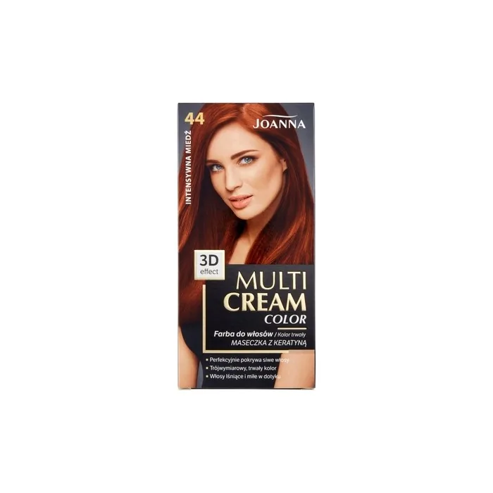 Joanna Multi Cream Color Hair Dye 44 Intense Copper