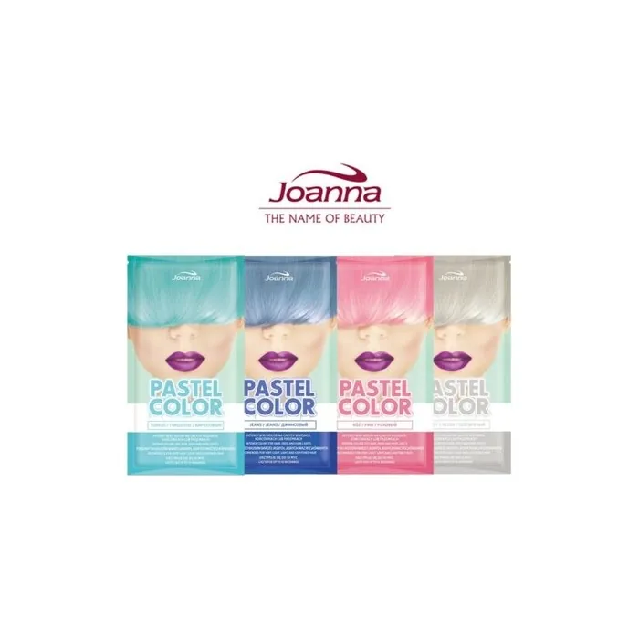 Joanna Pastel Color Temporary Hair Colour Shampoo Semi-Permanent Dye Sachet 35g