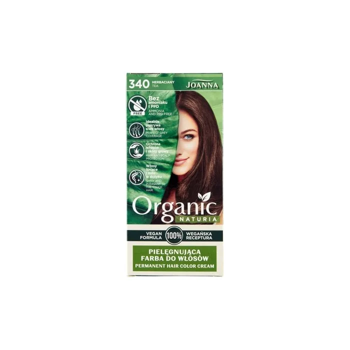 Joanna Naturia Organic Hair Color Without Ammonia And Ppd 340 Herbal