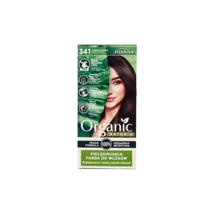 Joanna Naturia Organic Hair Color Without Ammonia And Ppd 341 Chocolate